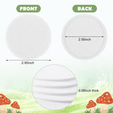 Maxbell 24 Pieces Monotub Adhesive Filter disks Mushroom Cultivation Monotub Filters