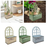Maxbell Metal Wall Planter Vintage Wall Vase Iron Plant Holder for Home Country Wall Beige white