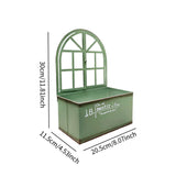 Maxbell Metal Wall Planter Vintage Wall Vase Iron Plant Holder for Home Country Wall Green