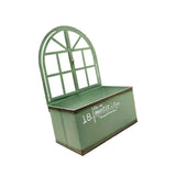 Maxbell Metal Wall Planter Vintage Wall Vase Iron Plant Holder for Home Country Wall Green