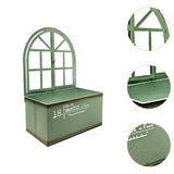 Maxbell Metal Wall Planter Vintage Wall Vase Iron Plant Holder for Home Country Wall Green