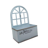 Maxbell Metal Wall Planter Vintage Wall Vase Iron Plant Holder for Home Country Wall Blue