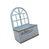 Maxbell Metal Wall Planter Vintage Wall Vase Iron Plant Holder for Home Country Wall Blue