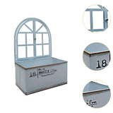 Maxbell Metal Wall Planter Vintage Wall Vase Iron Plant Holder for Home Country Wall Blue