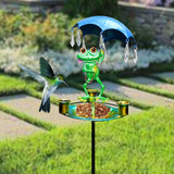 Maxbell Bird Feeder Weather Resistance Detachable Creative Bird Food Tray