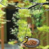 Maxbell Hanging Bird Feeder Multifunction Practical Metal Mesh for Outside Yard