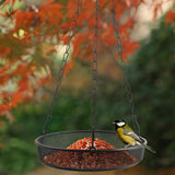 Maxbell Hanging Bird Feeder Multifunction Practical Metal Mesh for Outside Yard