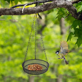 Maxbell Hanging Bird Feeder Multifunction Practical Metal Mesh for Outside Yard