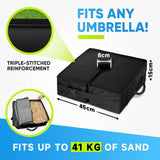 Maxbell Square Umbrella Base Weight Sturdy Sandbag for Courtyard Garden Parasol Base