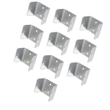 Maxbell 10x Fence Brackets Heavy Duty Parts Connecting for Balcony Wood Fencing Lawn 44mm