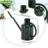 Maxbell Watering Can Decorative 1L Garden Water Can for Greenhouse Flowers Courtyard Green