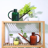 Maxbell Watering Can Decorative 1L Garden Water Can for Greenhouse Flowers Courtyard Green