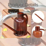 Maxbell Watering Can Decorative 1L Garden Water Can for Greenhouse Flowers Courtyard Brown