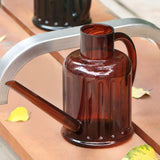 Maxbell Watering Can Decorative 1L Garden Water Can for Greenhouse Flowers Courtyard Brown