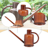 Maxbell Watering Can Decorative 1L Garden Water Can for Greenhouse Flowers Courtyard Brown