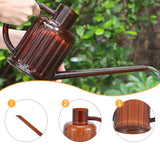 Maxbell Watering Can Decorative 1L Garden Water Can for Greenhouse Flowers Courtyard Brown