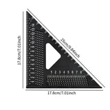 Maxbell Triangle Ruler Woodworking Carpenter Square for Remodeling Projects Workshop