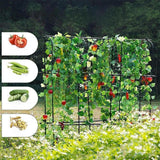 Maxbell Garden Cucumber Trellis for Fruit Vegetable for Raised Bed Metal Pea Trellis