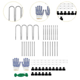 Maxbell Garden Cucumber Trellis for Fruit Vegetable for Raised Bed Metal Pea Trellis