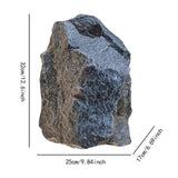 Maxbell Artificial Faux Landscape Rock Lightweight Multifunctional Garden Decoration 32x25x17cm