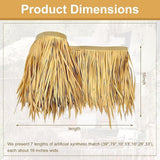 Maxbell Straw Roof Thatch Simulated Multifunctional Ornament Carpet for Garden Patio