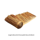 Maxbell Straw Roof Thatch Simulated Multifunctional Ornament Carpet for Garden Patio