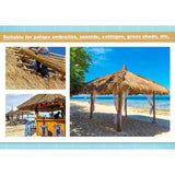 Maxbell Straw Roof Thatch Simulated Multifunctional Ornament Carpet for Garden Patio