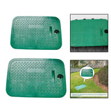 Maxbell Valve Box Cover Lid Sturdy Replacement for Farm Outside Irrigation Grassland 39.4cm
