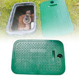 Maxbell Valve Box Cover Lid Sturdy Replacement for Farm Outside Irrigation Grassland 43.5cm