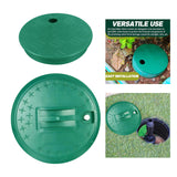 Maxbell Valve Box Cover Lid Round Sprinkler Irrigation Valve Box Lid for Underground 6 inch