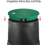 Maxbell Valve Box Cover Lid Round Sprinkler Irrigation Valve Box Lid for Underground 6 inch