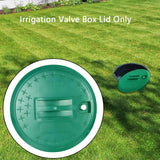 Maxbell Valve Box Cover Lid Round Sprinkler Irrigation Valve Box Lid for Underground 10 inch
