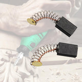 Maxbell 2Pcs Carbon Brush 3cmx0.8cm Parts for Electrical Drill Polishing Machine