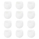 Maxbell 12 Pieces Small Flower Pots Simple Containers for Yard Balcony Indoor Plants White
