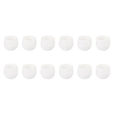 Maxbell 12 Pieces Small Flower Pots Simple Containers for Yard Balcony Indoor Plants White