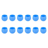 Maxbell 12 Pieces Small Flower Pots Simple Containers for Yard Balcony Indoor Plants Blue