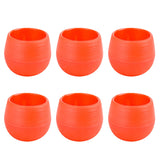 Maxbell 12 Pieces Small Flower Pots Simple Containers for Yard Balcony Indoor Plants Red