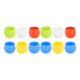 Maxbell 12 Pieces Small Flower Pots Simple Containers for Yard Balcony Indoor Plants Mixed Colors