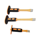 Maxbell Carving Chisel Flat Head Comfortable Grip Flat Chisel for Concrete Rock Mortar 20cm