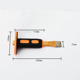 Maxbell Carving Chisel Flat Head Comfortable Grip Flat Chisel for Concrete Rock Mortar 20cm