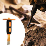 Maxbell Carving Chisel Flat Head Comfortable Grip Flat Chisel for Concrete Rock Mortar 20cm
