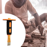 Maxbell Carving Chisel Flat Head Comfortable Grip Flat Chisel for Concrete Rock Mortar 20cm