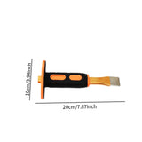 Maxbell Carving Chisel Flat Head Comfortable Grip Flat Chisel for Concrete Rock Mortar 20cm