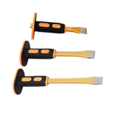 Maxbell Carving Chisel Flat Head Comfortable Grip Flat Chisel for Concrete Rock Mortar 20cm