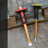 Maxbell Carving Chisel Flat Head Comfortable Grip Flat Chisel for Concrete Rock Mortar 25cm