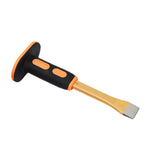 Maxbell Carving Chisel Flat Head Comfortable Grip Flat Chisel for Concrete Rock Mortar 25cm
