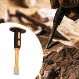 Maxbell Carving Chisel Flat Head Comfortable Grip Flat Chisel for Concrete Rock Mortar 25cm