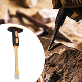 Maxbell Carving Chisel Flat Head Comfortable Grip Flat Chisel for Concrete Rock Mortar 30cm