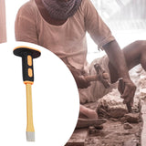 Maxbell Carving Chisel Flat Head Comfortable Grip Flat Chisel for Concrete Rock Mortar 30cm