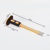Maxbell Carving Chisel Flat Head Comfortable Grip Flat Chisel for Concrete Rock Mortar 30cm
